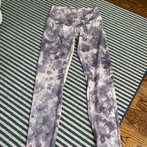 lululemon athletica Purple Tie-Dye Leggings
